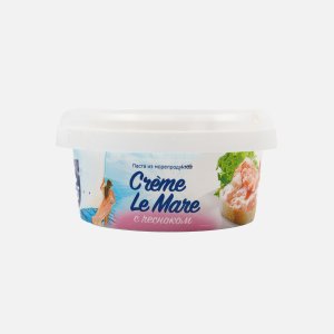 Паста Балтийский берег из морепродуктов Крем Ле Маре с чесноком пл/ст 150г