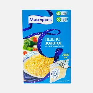Пшено золотое Мистраль в пакетиках к/к 400г