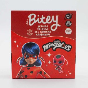 Печенье Бити Клубника безглютеновое к/к 125г