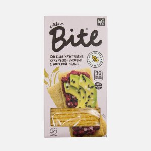 Хлебцы Бите Кукурузно-рисовые с морской солью хруст веган