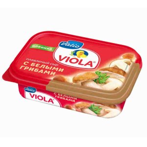 Сыр Валио Виола плавл с белыми грибами 50% пл/ван 200г