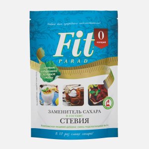 Заменитель сахара ФитПарад №14 стевия пл/уп 150г
