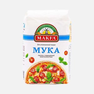 Мука Макфа пшеничная для пиццы в/с бум/пак 1кг