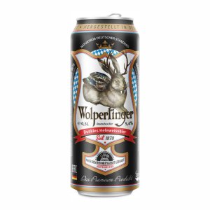 Пиво Вольпертингер Дункель темное пшеничное нефильтрованное 5.4% ж/б 0,5л