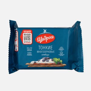 Хлебцы Щедрые Бородинские тонкие пл/уп 170г