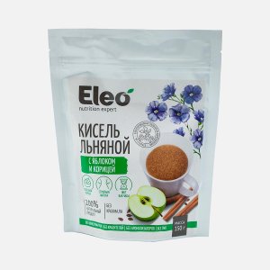 Кисель Сила Алтая Льняной с яблоком и корицей к/к 150г