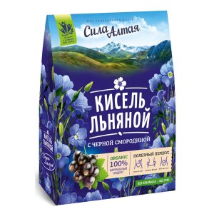 Кисель Сила Алтая Льняной с черной смородиной к/к 150г