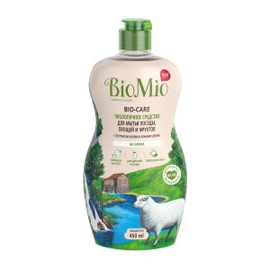 Средство д/посуды БиоМио б/запаха с экст хлоп/ион серебра пл/б 450мл