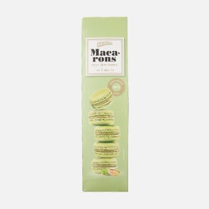 Пирожное Акульчев Макарон со вкус фисташки миндальное к/к 60г