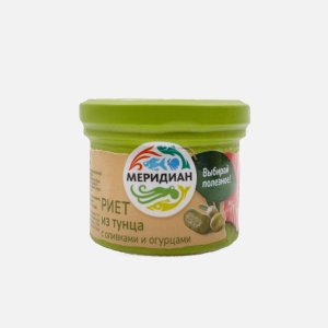 Риет Меридиан из тунца с оливками и огурцами ст/б 100г