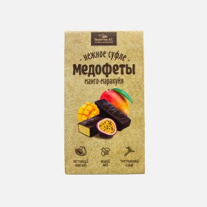 Конфеты Берестов Медофеты Суфле манго/маракуйя 150г