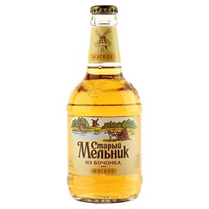 Пиво Старый Мельник Из бочонка мягкое 4.3-5% ст/б 0,45л