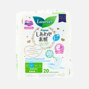 Прокладки Лорие дневные супертонкие с крылышками 22,5см 20шт