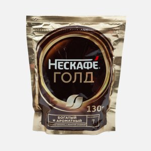Кофе Нескафе Голд раст с добавлением молотого м/у 130г