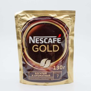Кофе Нескафе Голд раст с добавлением молотого м/у 130г