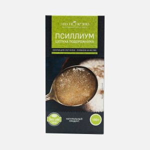 Псиллиум Полеззно шелуха подорожника к/к 100г