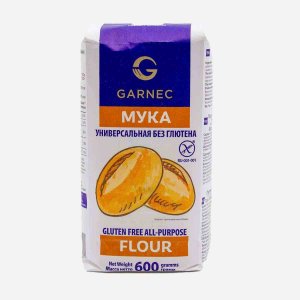Мука Гарнец универсальная без глютена бум/пак 600г