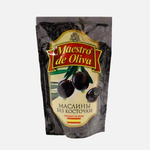 Маслины Маэстро де Олива б/к дой/пак 170г