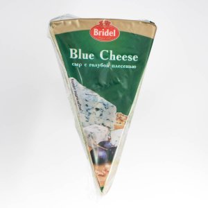 Сыр Бридель Блю чиз с голубой плесенью 54% пл/уп 100г