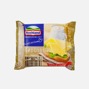 Сыр Хохланд плавленый Сливочный классический толстый ломтик 45% пл/уп 150г