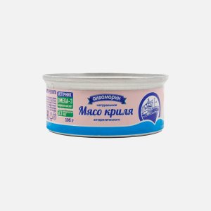 Мясо криля Аквамарин натуральное ж/б/ключ 105г