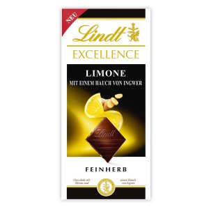 Шоколад Линдт Экселленс с лимоном и имбирем 100г