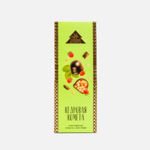 Конфеты Сибирские конфеты Кедровая комета с земляникой 70г