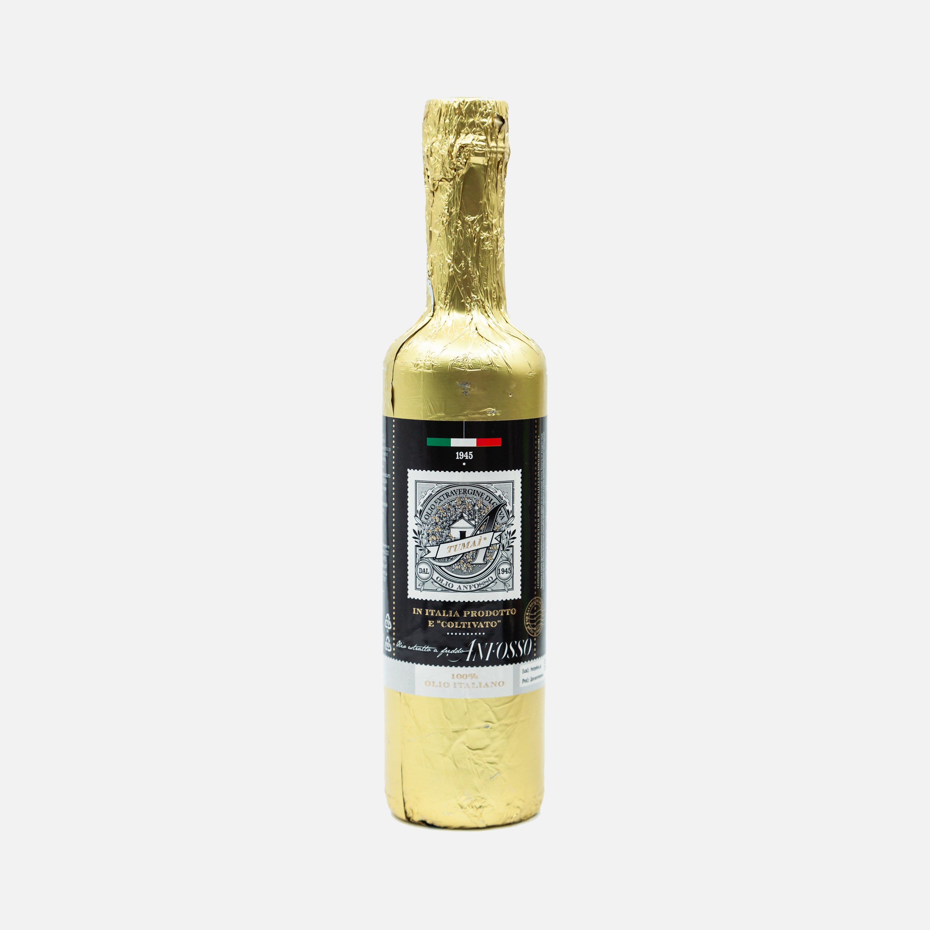 Масло Анфоссо оливковое Тумаи нераф Экстра Вирджин золот фольга 500мл Масло Анфоссо оливковое Тумаи нераф Экстра Вирджин золот фольга 500мл