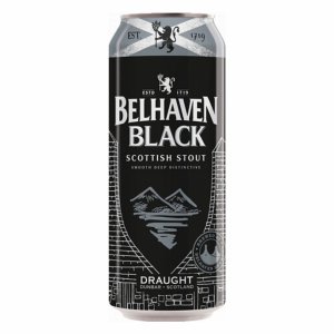 Пиво Белхевен Блэк Скоттиш Стаут 4.2% ж/б 0,44л
