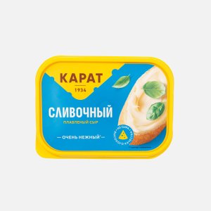 Сыр Карат плавленый сливочный 45% пл/ван 200г