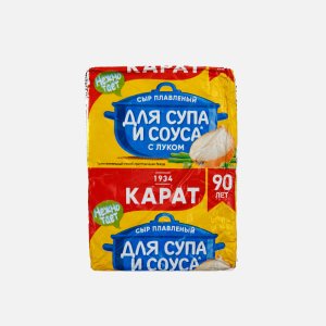 Сыр Карат плавленый с луком для супа 45% фольга 90г