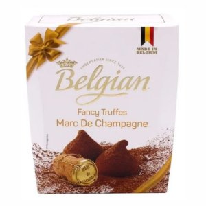 Конфеты Бельгиан Трюфели со вкусом шампанского к/к 150г