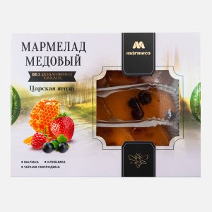 Мармелад Мармеко медовый Царская ягода без сахара к/к 200г