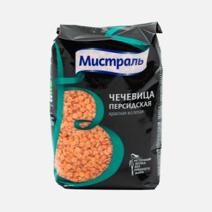 Чечевица Мистраль красная пл/пак 450г