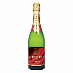 Вино игристое Опера белое полусухое 10.5-11% 0,75л