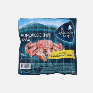 Палочки крабовые Русское море Королевский краб имитация охл 250г