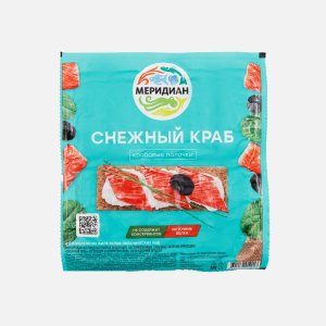 Палочки крабовые Меридиан Снежный краб имитация охл пл/уп 200г