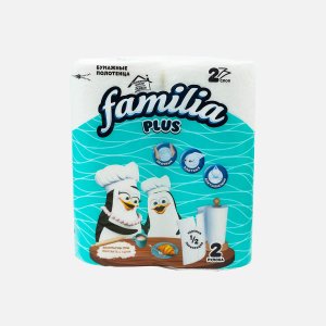 Полотенца Фамилия бумажные 2сл 2рул