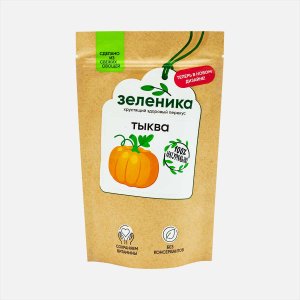 Тыква Зеленика Здоровый перекус сушеная с добавл масла 50г