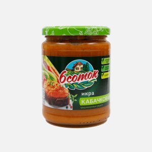 Икра 6 соток кабачковая ст/б 510г 500мл
