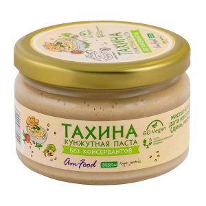Кунжутная паста АмФуд Тахина Традиционная ст/б 200г