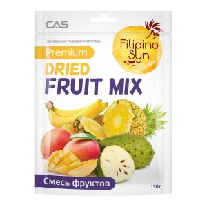 Плоды Фрут Микс ананас/банан/манго/ сметан яблоко сушен130гФилипино Сан