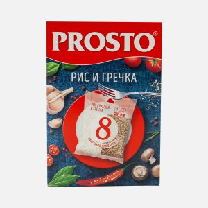 Ассорти круп Просто рис и гречка в пакетиках к/к 500г