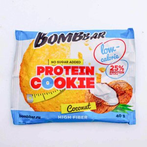 Печенье Бомббар Кокос неглазированное протеиновое 40г