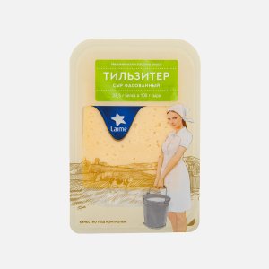 Сыр Лайме Тильзитер нарезка 50% 125г