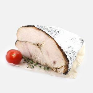 Буженина Колбасный цех Добрянка из мяса индейки Деликатесная запеченая нарезка порц охлажденная вес