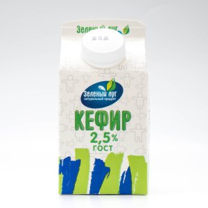 Кефир Зеленый луг 2.5% т/п 450г