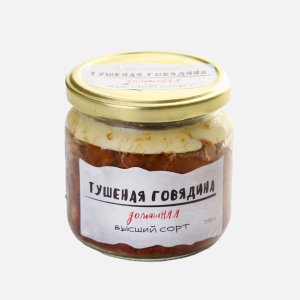 Говядина тушеная Домашняя Колбасный цех в/с ст/б 350г