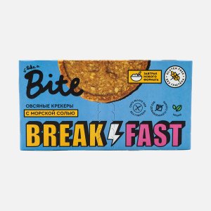 Крекеры Бите овсяные с морской солью 200г