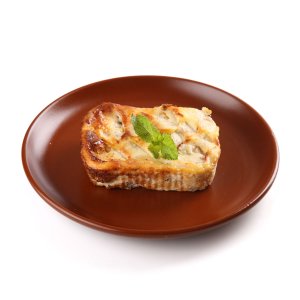 Запеканка творожная с грушей и орехами вес